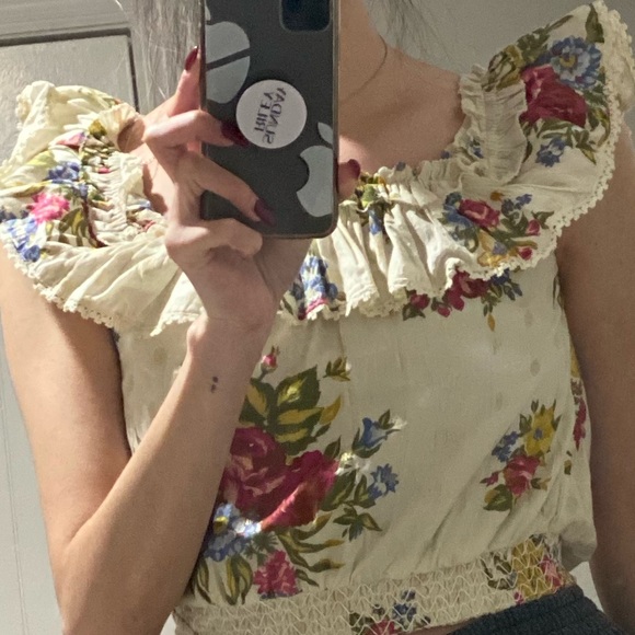 House of Harlow 1960 ivory top - Picture 6 of 7